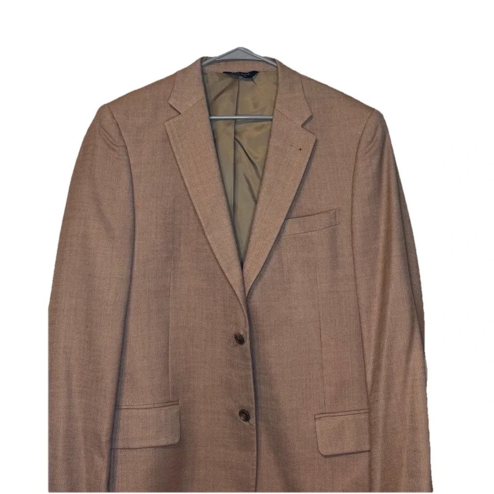Jos A. Bank Men's Blazer Sports Coat 2-Button Double‎ Vent Lined Silk Wool 42L